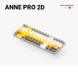 Anne Pro 2D Mechanical Keyboard mechkeysshop White Gateron pro 2.0 Brown 
