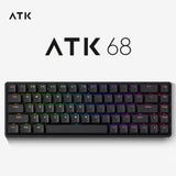 ATK68 Magnetic Switch Mechanical Keyboard mechkeysshop ATK68-Black Gateron Magnetic 