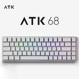 ATK68 Magnetic Switch Mechanical Keyboard mechkeysshop ATK68-White Gateron Magnetic 