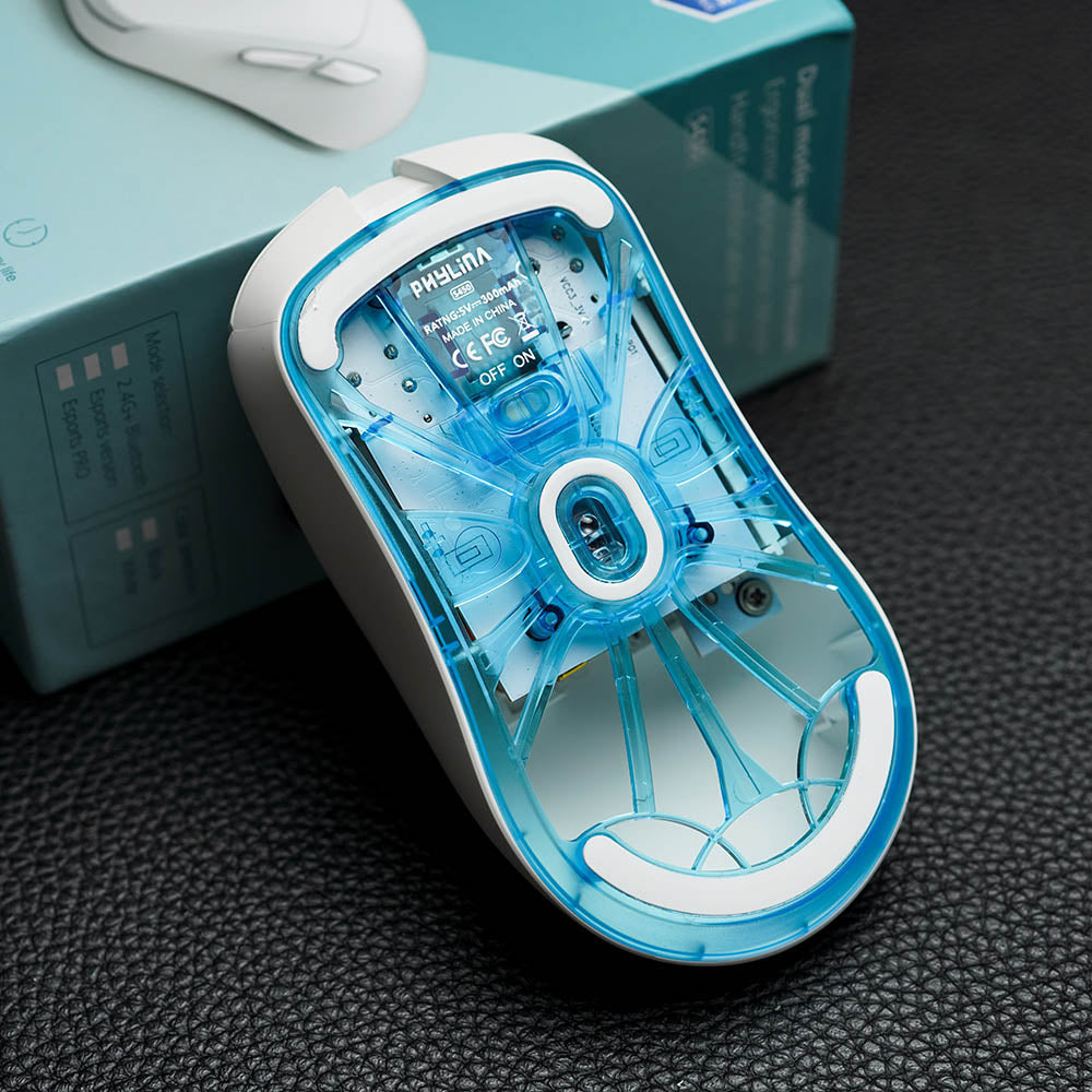 PHYLINA S450 Dual Mode Mouse - Blue / 1000 Hz