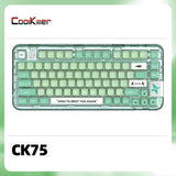 CoolKiller CK75 Transparent Three Mode Mechanical Keyboard