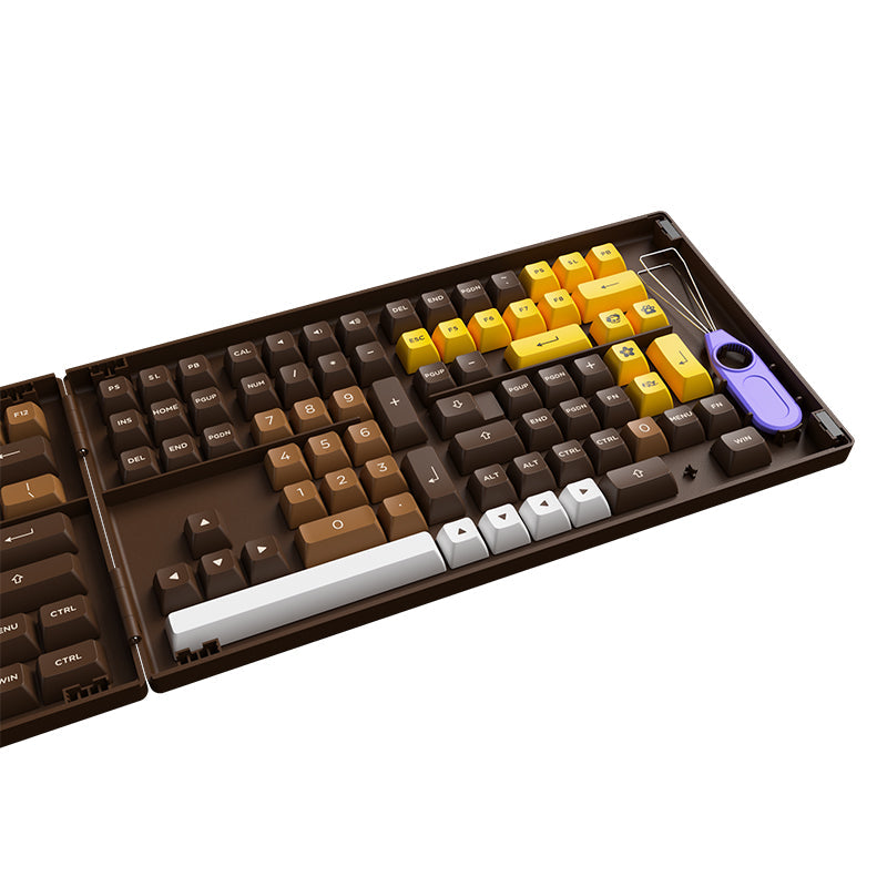 Akko Chocolate ASA Profile Keycap Set