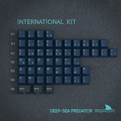 KBDfans Deep-sea Predator Cherry Keycaps Set