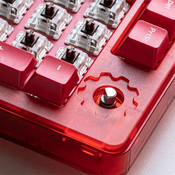 JAMESDONKEY RS6 Transparent Hot-swap Mechanical Keyboard