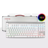 CHERRY MX8.0 Mechanical Keyboard mechkeysshop White-RGB Black Switch 