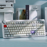 CIDOO ABM098 Gasket Mechanical Keyboard mechkeysshop Grey QUARK Grey 