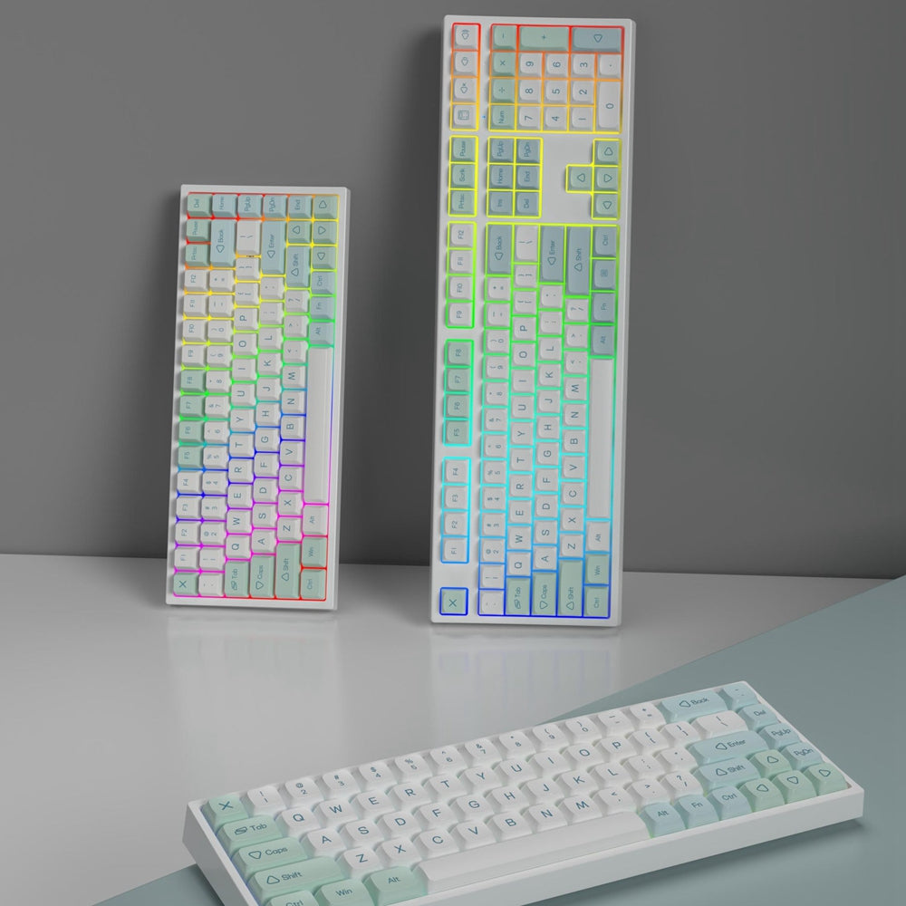 YUNZII YZ108 Mint RGB Hot Swappable Mechanical Keyboard