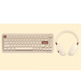 DAREU Z68 Sugar Cube Series Mechanical Keyboard mechkeysshop Z68 White+headphone Kailh MX Light 