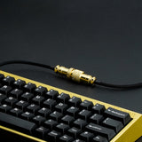 YUNZII Black Blue/Grey Blue/Golden Custom Coiled Aviator USB Cable