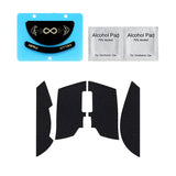 DELUX M800pro Mouse Grip Tape/Mice Feet mechkeysshop Glass Mice Feet+ Black Grip Tape 