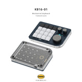 DOIO KB16-01 Macro Keyboard mechkeysshop Dark Blue G Yellow Pro 