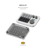 DOIO KB16-01 Macro Keyboard mechkeysshop White G Yellow Pro 