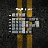 DOMIKEY CHASER Cherry Profile Keycaps mechkeysshop Numpad + UK 