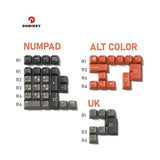 DOMIKEY DOLCH Cherry Profile Keycaps Set mechkeysshop NUMPAD+ ALT COLOR+UK 