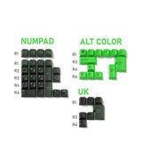 DOMIKEY Semiconductor Cherry Profile Keycaps Set mechkeysshop NUMPAD+ ALT COLOR+UK 