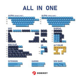 DOMIKEY Singlechip Cherry Profile Keycaps Set mechkeysshop ALL IN ONE 