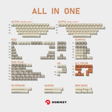 DOMIKEY Vintage Cherry Profile Keycaps Set