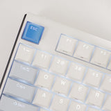 DURGOD K610W/K620W White Backlight Mechanical Keyboard mechkeysshop 