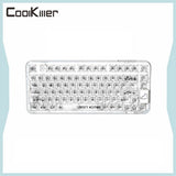 CoolKiller CK75 Polar Bear Transparent Three Mode Mechanical Keyboard