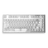 FL·ESPORTS Q75 Black Transparent Hot-Swappable Mechanical Keyboard