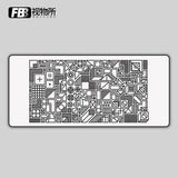 FBB Code/Geometry/Roundness Mouse Pad mechkeysshop 