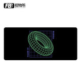 FBB Code/Geometry/Roundness Mouse Pad mechkeysshop 