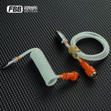 FBB Mini Type-C Custom Cable mechkeysshop Orange 1.1m 