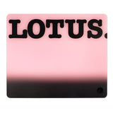 Esptiger Lotus Pink/Black Glass MousePad