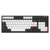 FL·ESPORTS FL100 Three Mode Mechanical Keyboard mechkeysshop White OV Glacier Blue 