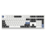 FL·ESPORTS GP108 Three Mode Mechanical Keyboard mechkeysshop White-Three Mode Glacier Blue 