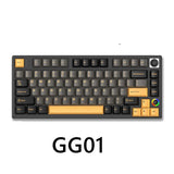 HELLOGANSS HS75T Mechanical Keyboard(AA Battery) mechkeysshop GG-01 Silver Yuepo linear 