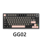 HELLOGANSS HS75T Mechanical Keyboard(AA Battery) mechkeysshop GG-02 Silver Yuepo linear 