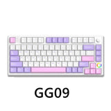 HELLOGANSS HS75T Mechanical Keyboard(AA Battery) mechkeysshop GG-09 Silver Yuepo linear 