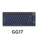 HELLOGANSS HS75T Mechanical Keyboard(AA Battery) mechkeysshop GG-17 Silver Yuepo linear 