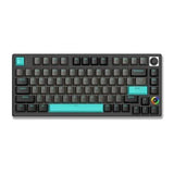 HELLOGANSS HS75T Mechanical Keyboard(AA Battery) mechkeysshop Obsidian Silver Yuepo linear 