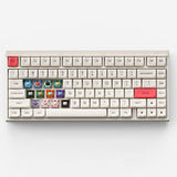 HEXCORE W800 Mechanical Keyboard mechkeysshop White Gateron pro 3.0 Brown 