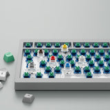 JAMESDONKEY A3 Grey Cyan Mechanical Keyboard mechkeysshop 