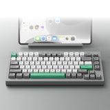 JAMESDONKEY A3 Grey Cyan Mechanical Keyboard mechkeysshop 
