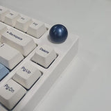 Keydous NJ80 Metal Knob mechkeysshop Blue sphere 