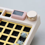 Keydous NJ80 Metal Knob mechkeysshop NJ98 Pink Magnetic Screen 