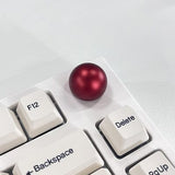 Keydous NJ80 Metal Knob mechkeysshop Red sphere 