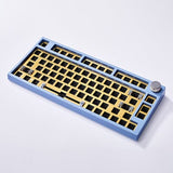 Keydous NJ80 Three Mode Keyboard Kit mechkeysshop Blue AP Brass 