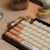 KeysMe Caramel Latte KDA Profile Keycaps Set mechkeysshop 