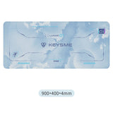 KeysMe Desk Mat / Mouse Pad mechkeysshop White 