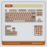KeyTok CTRL OEM Translucidus Keycaps mechkeysshop Orange 