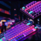 KeyTok Pixel Universe OEM Translucidus Keycaps mechkeysshop 