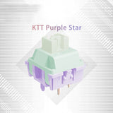KTT Pink Flower/ Purple Star Linear Switch mechkeysshop 35pcs KTT Purple Star 