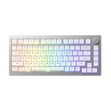 MONSGEEK M1 Aluminium Gasket Mechanical Keyboard mechkeysshop M1 Silver KTT White 