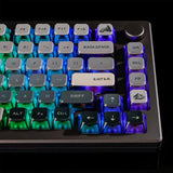 PIIFOX Splashing Ink Landscape ASA Profile Keycaps mechkeysshop 
