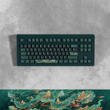 Soulcat Azure Dragon Cherry Profile Keycaps Set mechkeysshop 